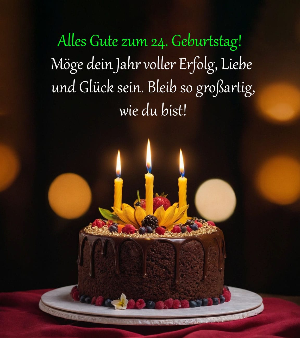 Sprüche Und Glückwünsche Zum 24. Geburtstag