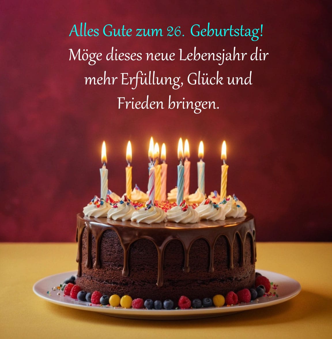 Sprüche Und Glückwünsche Zum 26. Geburtstag