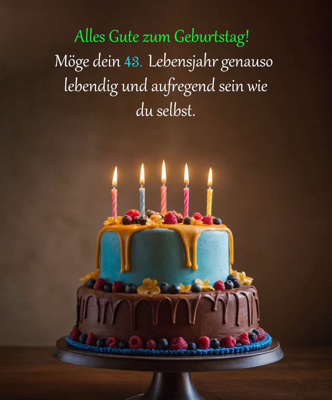 Sprüche Und Glückwünsche Zum 43. Geburtstag